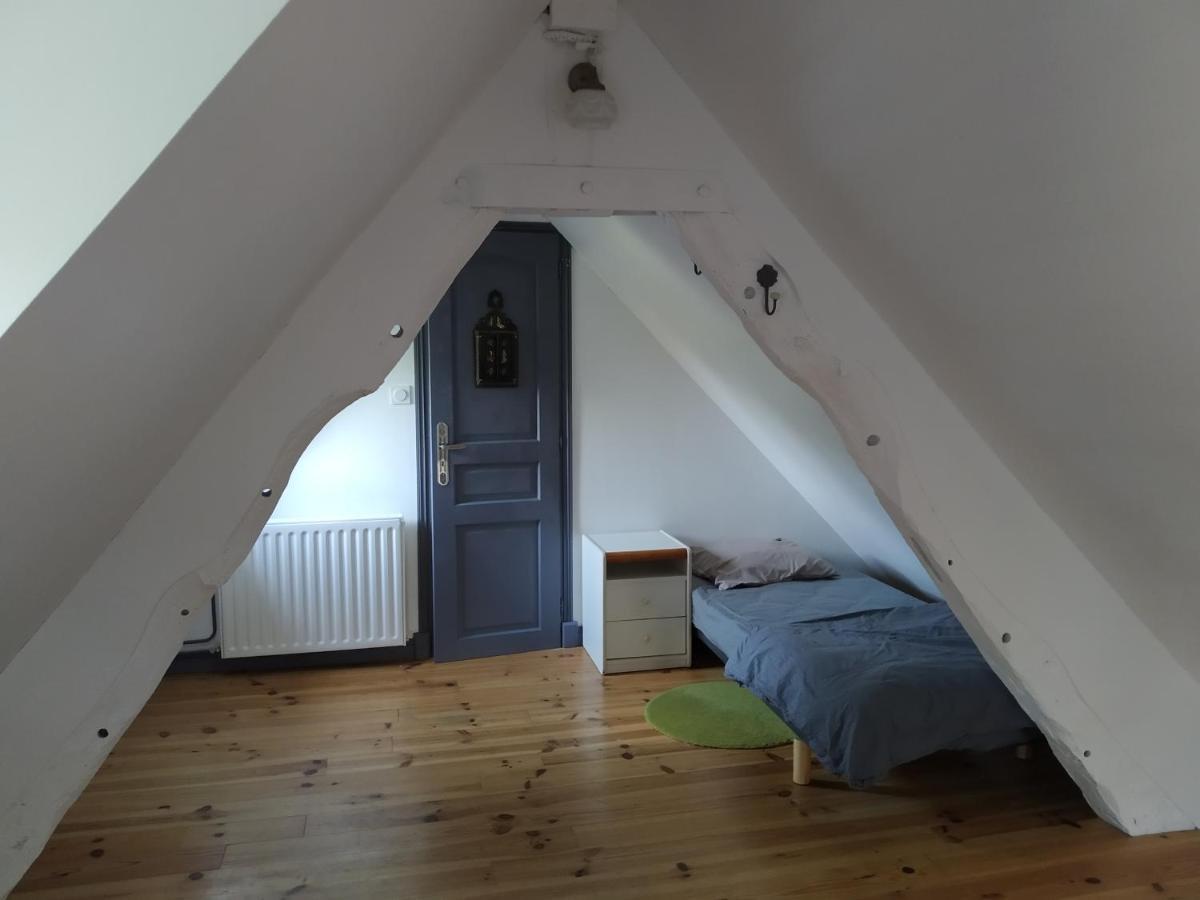 Maison En Pierre Dans Son Nid De Verdure Roz-Landrieux 外观 照片