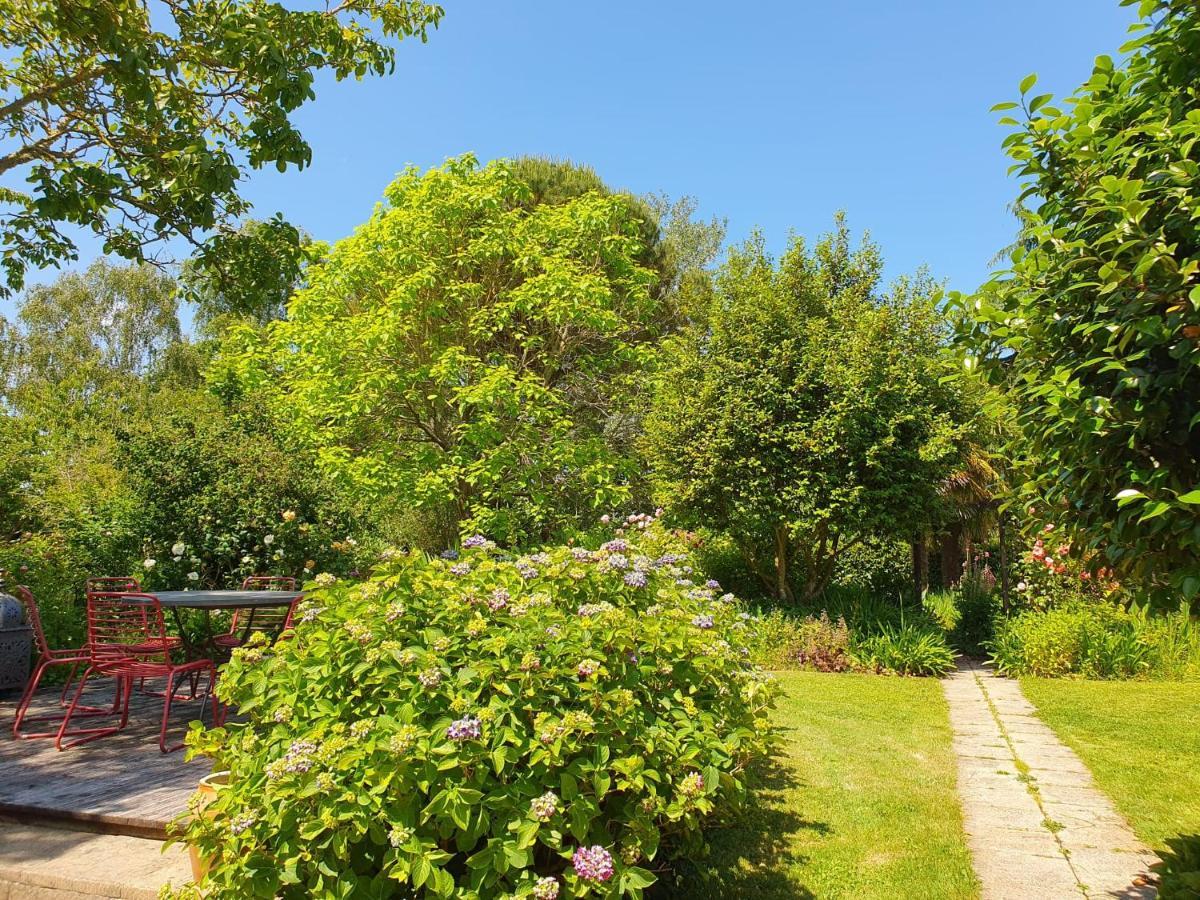 Maison En Pierre Dans Son Nid De Verdure Roz-Landrieux 外观 照片